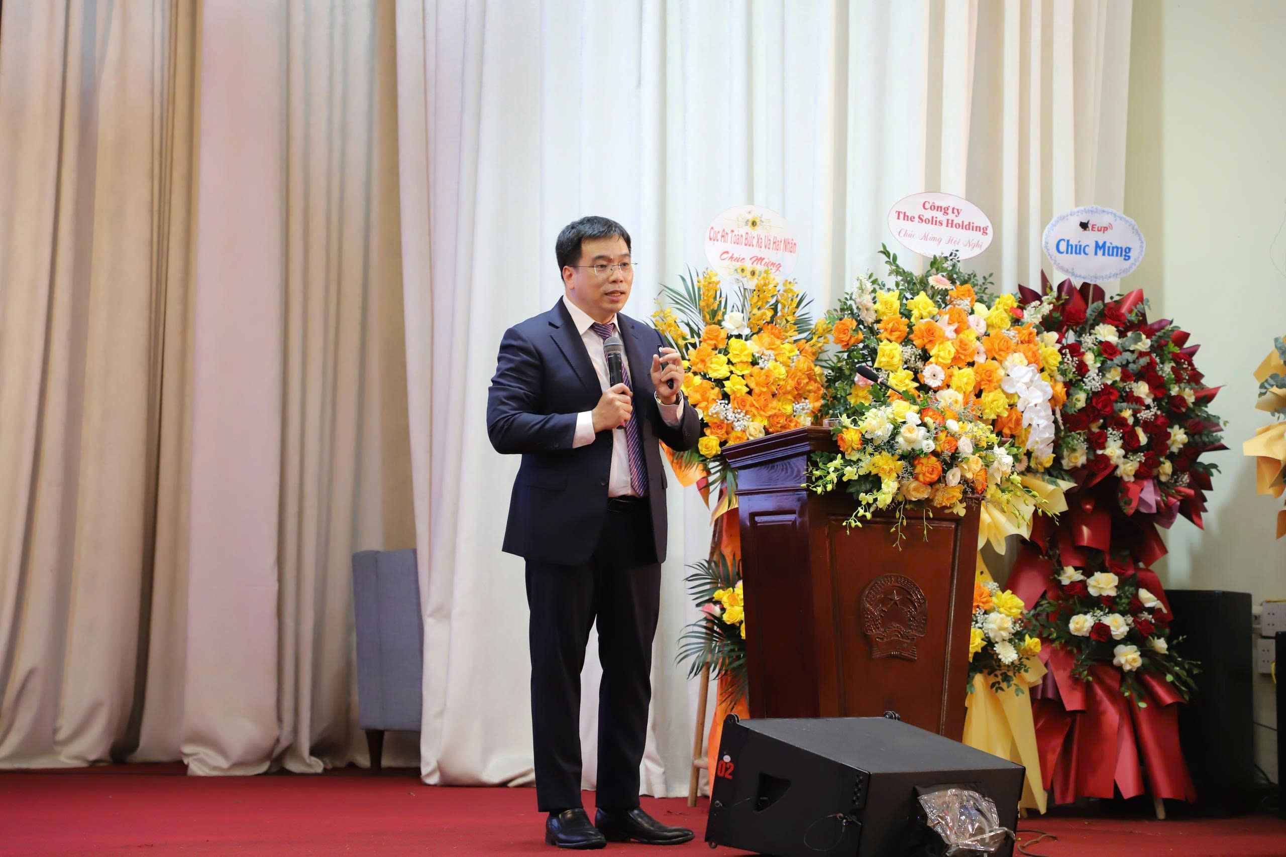 Chủ tịch Ủy ban TCĐLCL Quốc gia Nguyễn Nam Hải phát biểu tại buổi Lễ.